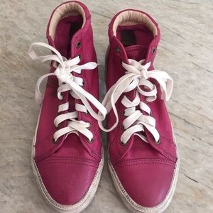 Frye magenta high top